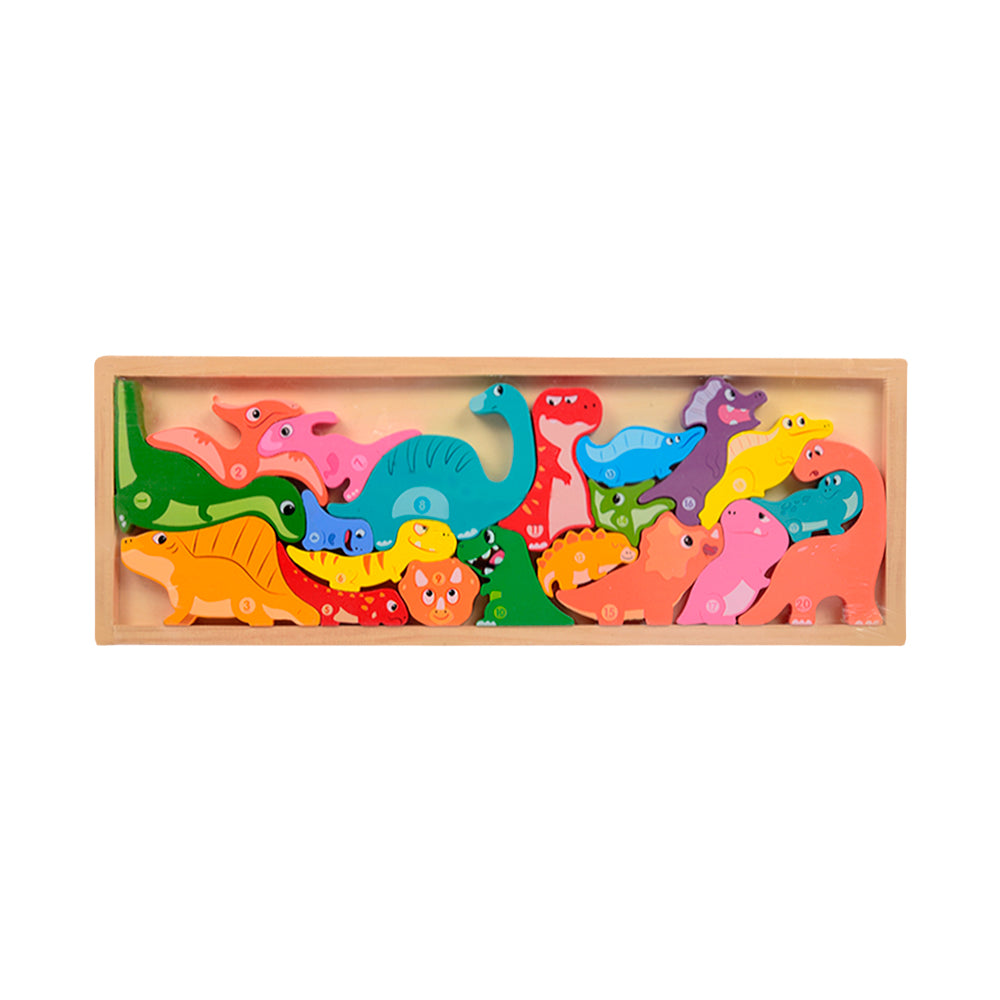 7353-1 WOODEN DINOSAUR TOY IR