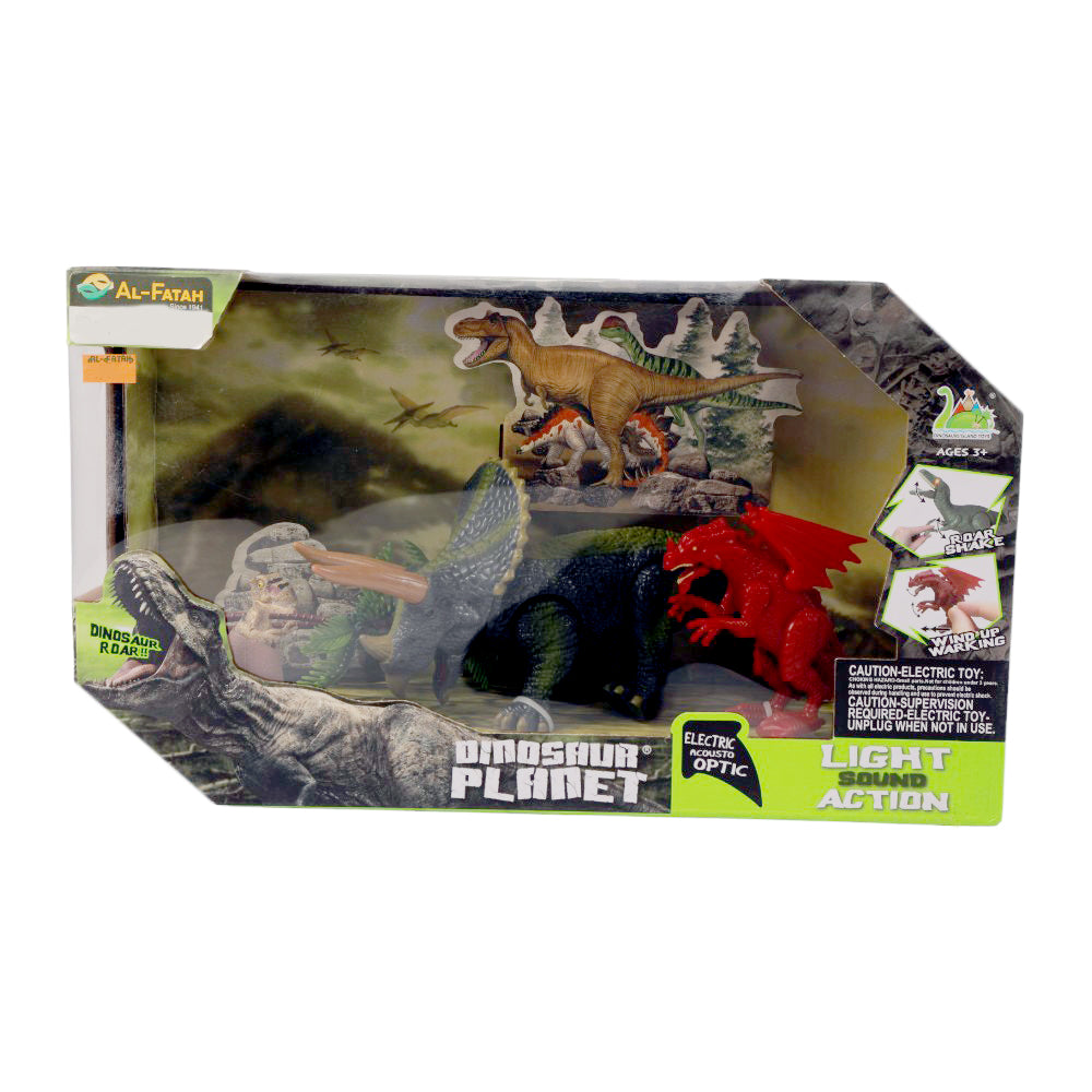 RS004-4 DINOSAUR PLANET SET B/O IR