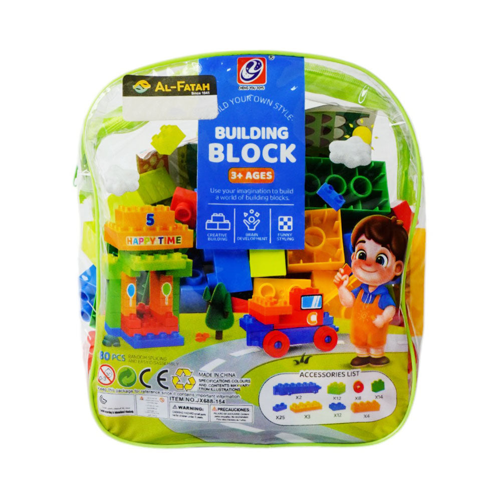 JX688-154 BUILDING BLOCKS IN BAG 80PC A.I
