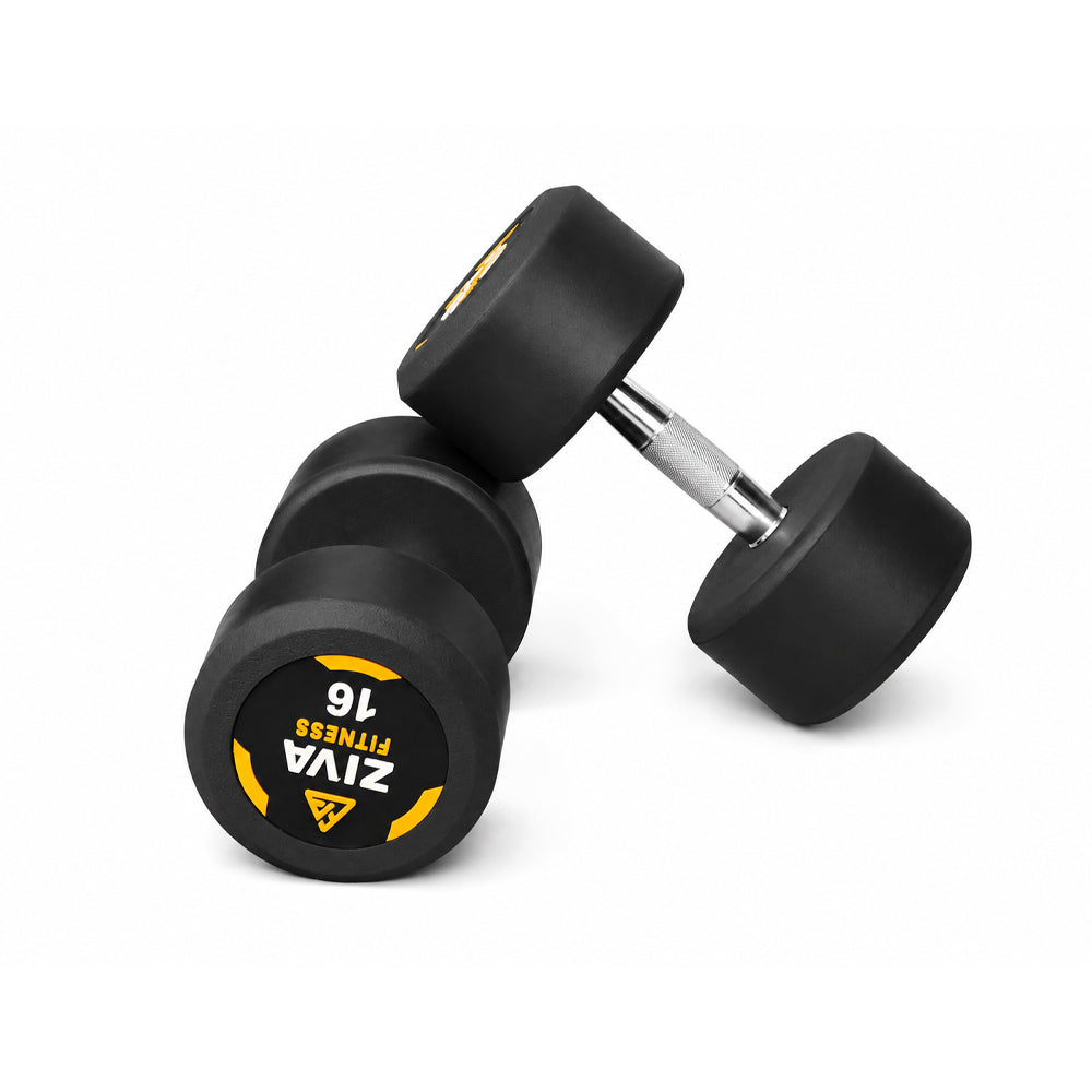 COATED DUMBELLS 16 KG PAIR