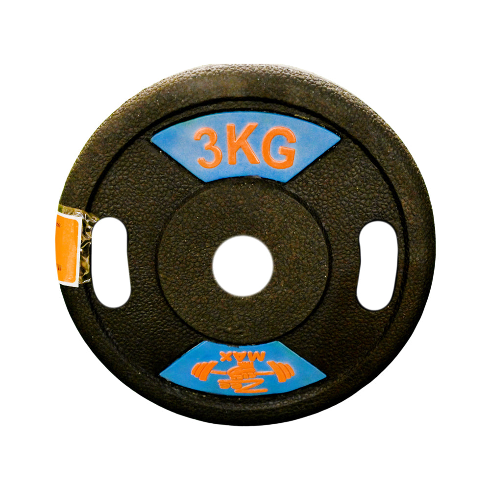 RUB WEIGHT PLATE 3 KG 1PC