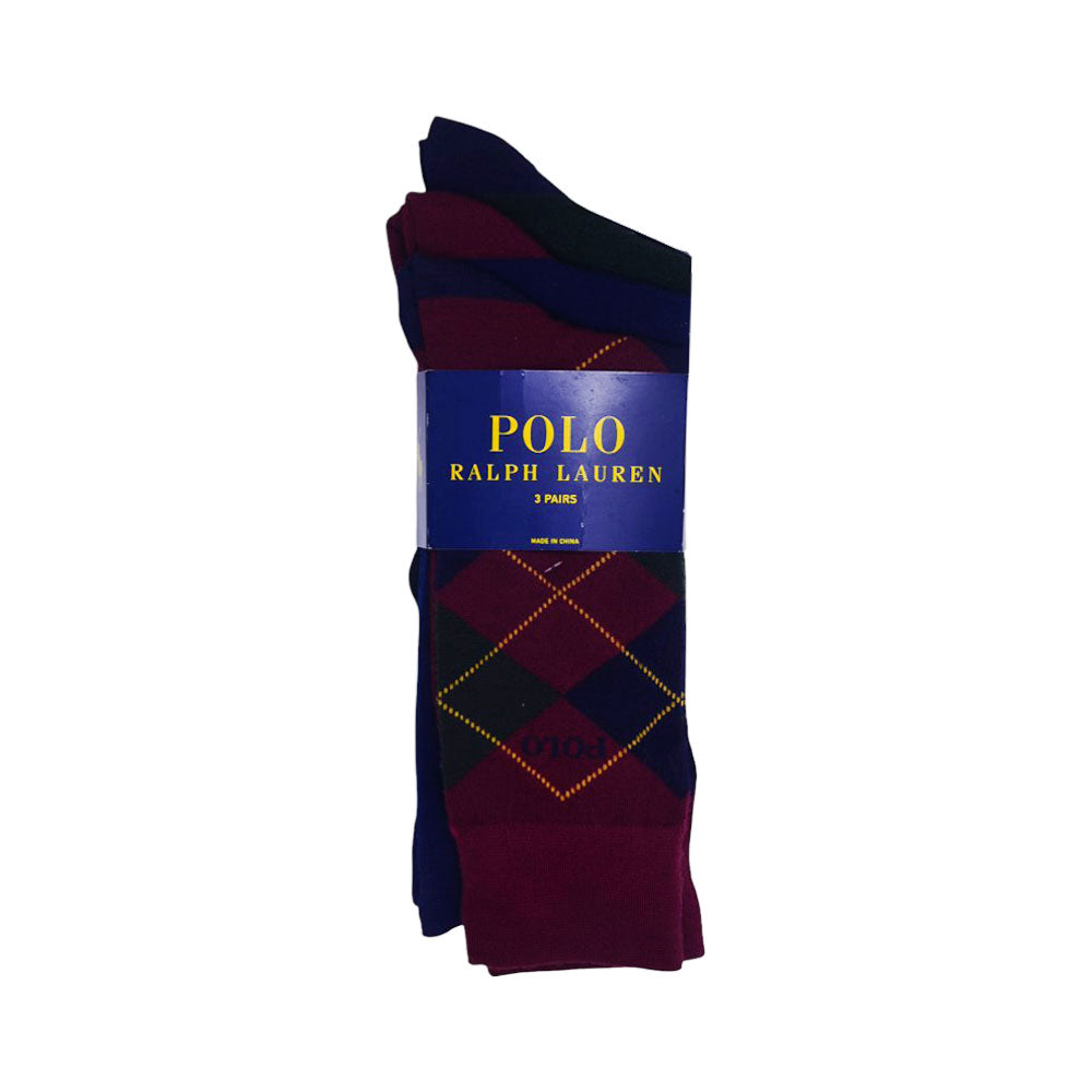 POLO DRESS SOCKS P-3 MIX COLOURS (IR)