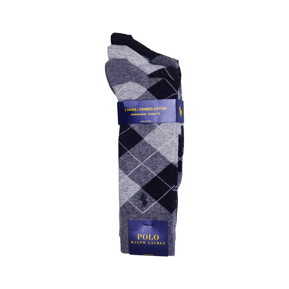 POLO MEN D-SOCKS P-3 8091PK GRY (IR)