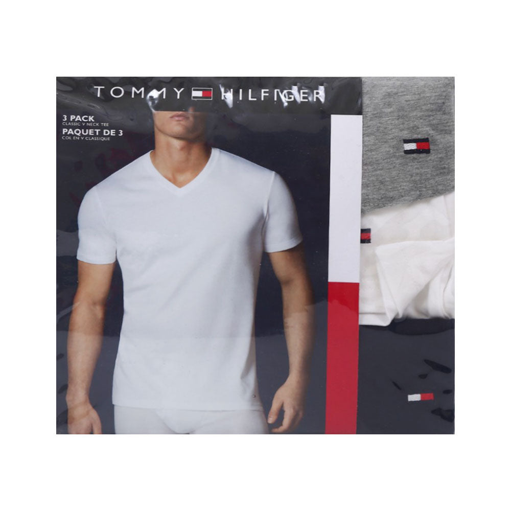 TH MEN V.NECK VEST P/3 09TVN01099 MIX M (IR)