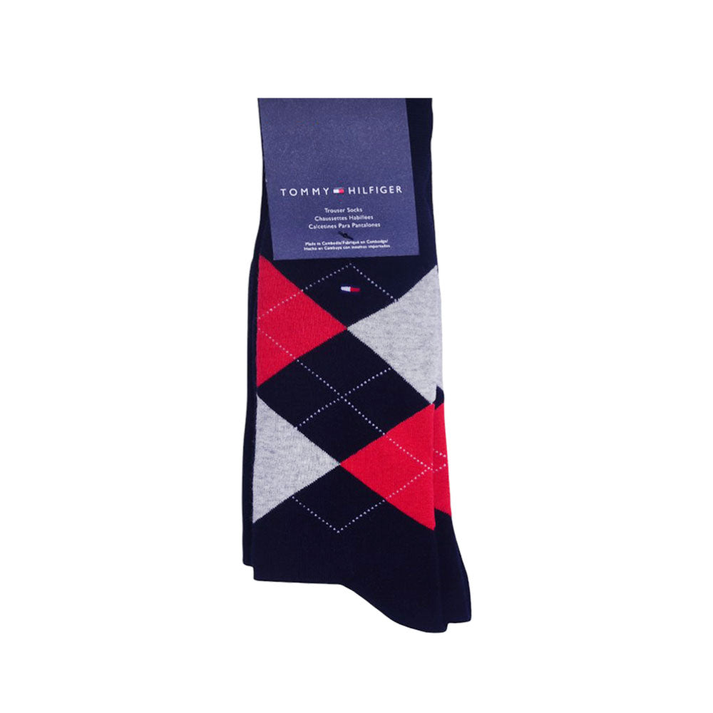 TH DRESS SOCKS P-2 78C2640-410 NVY/RED (IR)