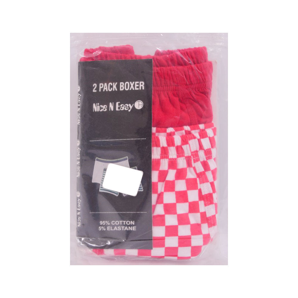 BOYS BOXER 2PC PACK NICE & EASY MZS-23 13-14 YEAR HC-032