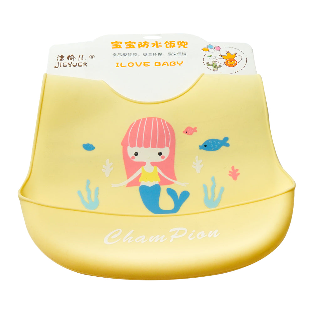 BABY PLASTIC SILICONE BIB MDW-23 CHI 8075