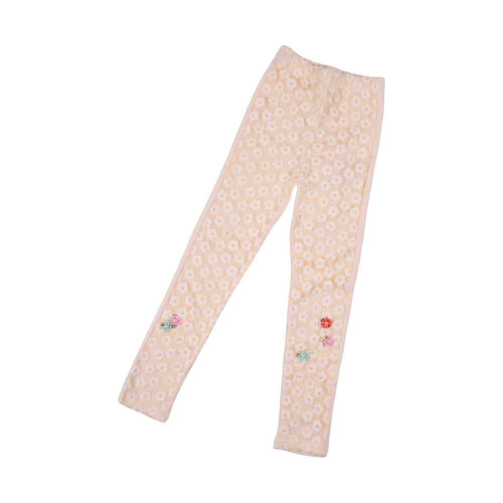 GIRLS FANCY TIGHTS MDW-23 7-8 YEAR CHI 5159K