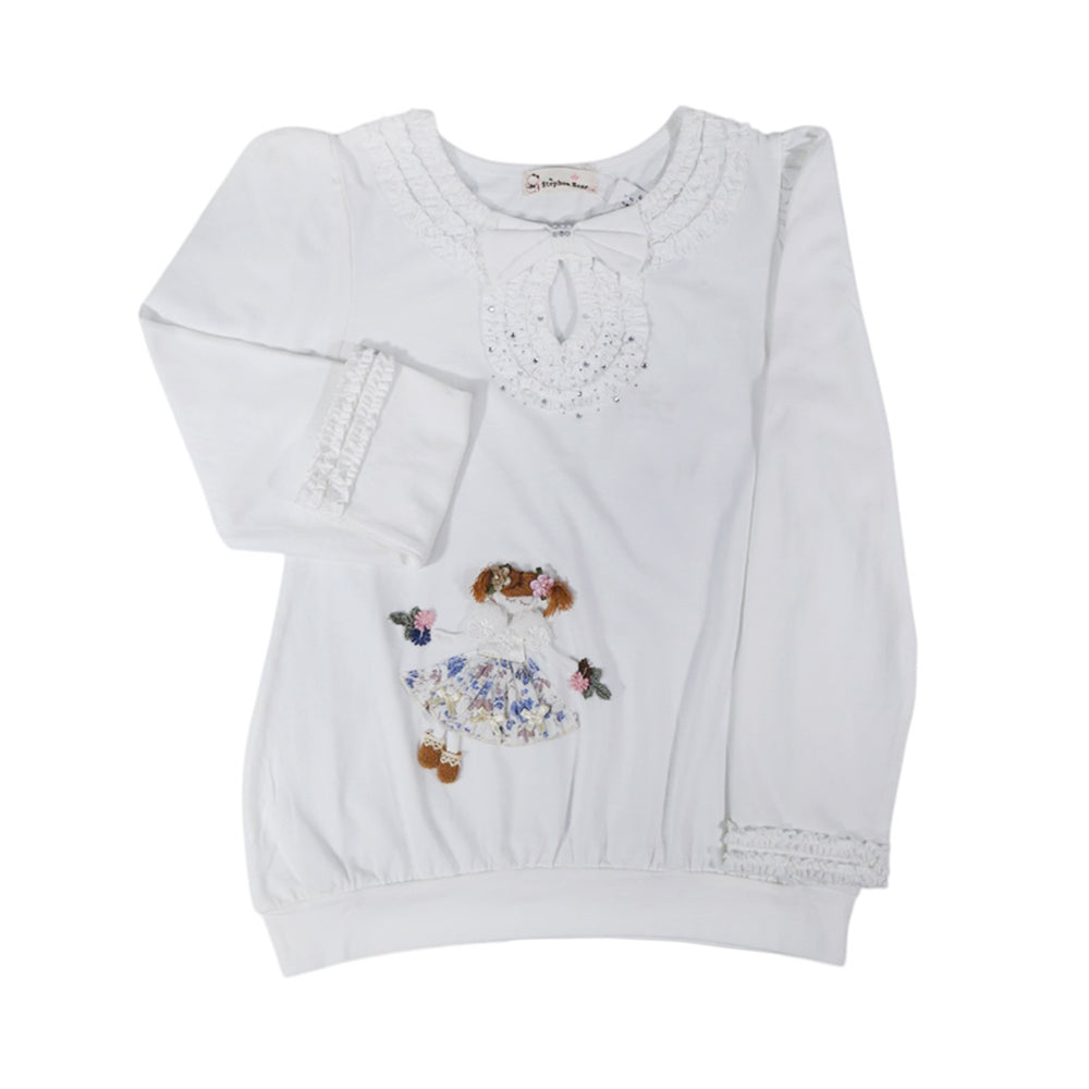 GIRLS L/S BLOUSE MDW-23 5-6 YEAR CHI 8638L