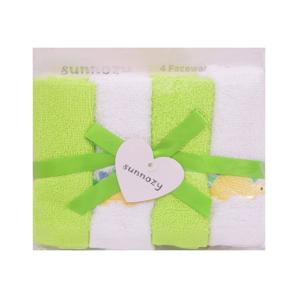BABY FACE TOWEL 4PC PACK MDW-23 CHI CLTW042-GR