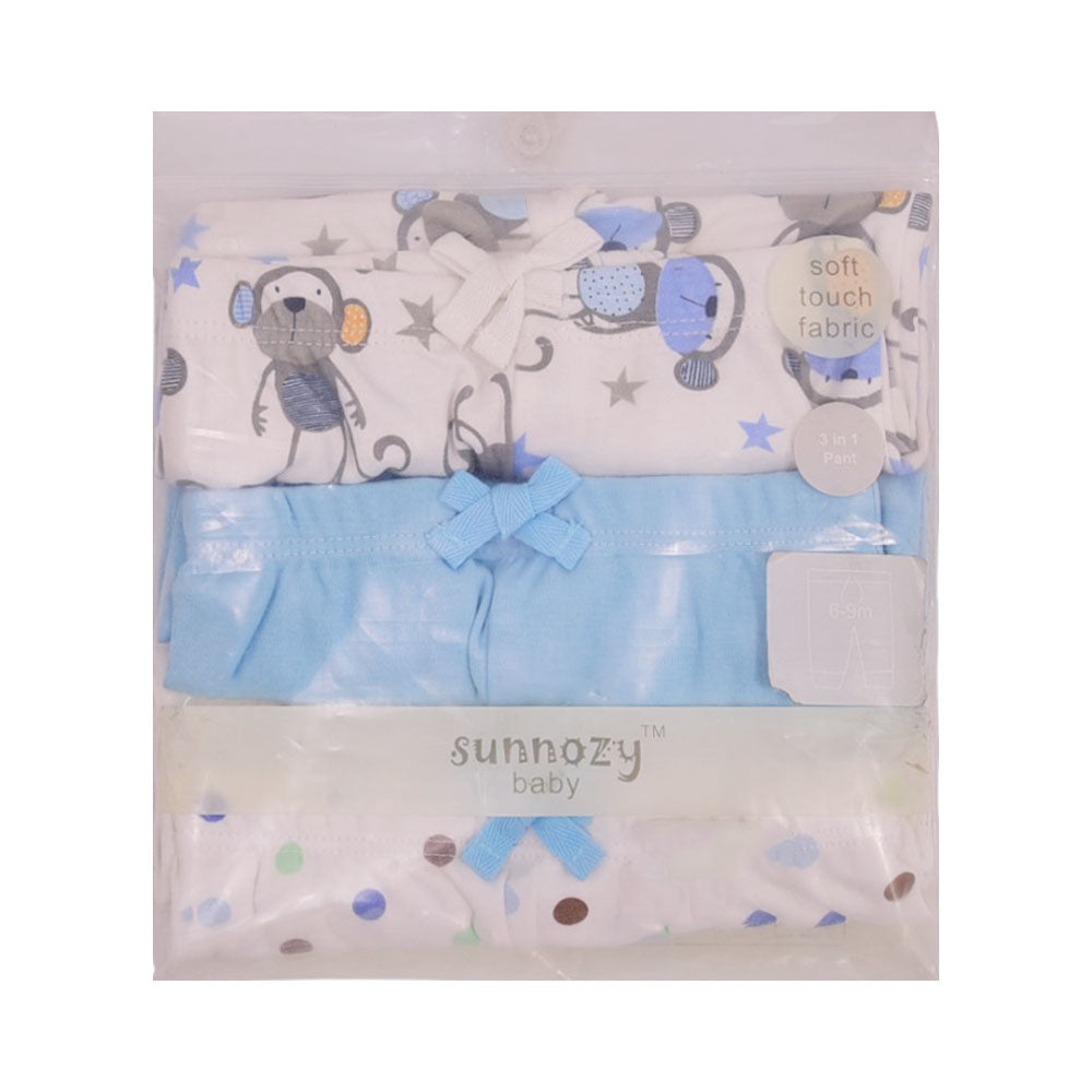 BOYS 3PC PAJAMA SET MDW-23 6-9M CHI PT347/PT348