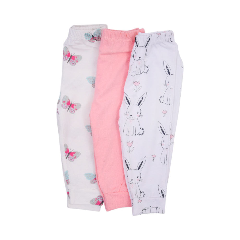 GIRLS 3PC PAJAMA SET MDW-23 3-6M CHI M-036-G