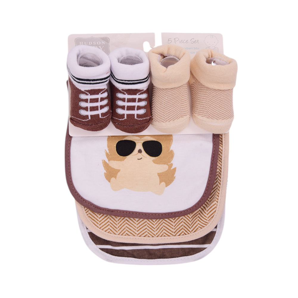 BABY BIB 3PC PACK WITH 2 PAIR BOOTIES MDW-23 CHI 56220