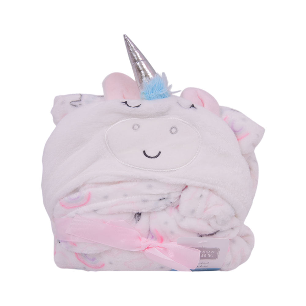 BABY FLEECE WRAPPING SHAWL HOODED MDW-23 CHI 00034CH