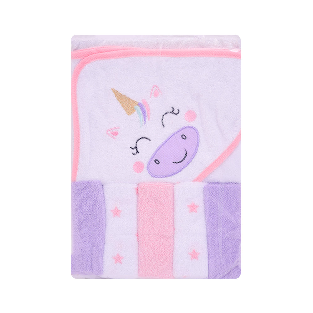 BABY BATH TOWEL HOODED W 5PC FACE TOWEL MDW-23 CHI 05283