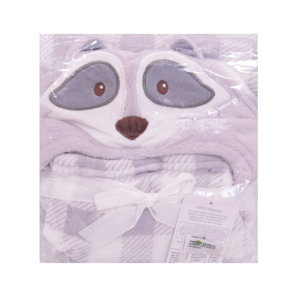 BABY FLEECE WRAPPING SHAWL HOODED MDW-23 CHI 00041CH