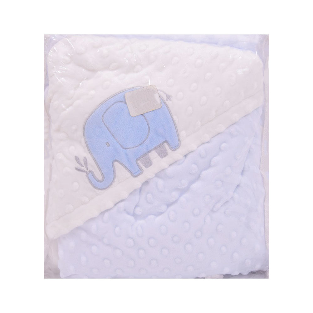 BABY FLEECE WRAPPING SHAWL HOODED MDW-23 CHI MP51918
