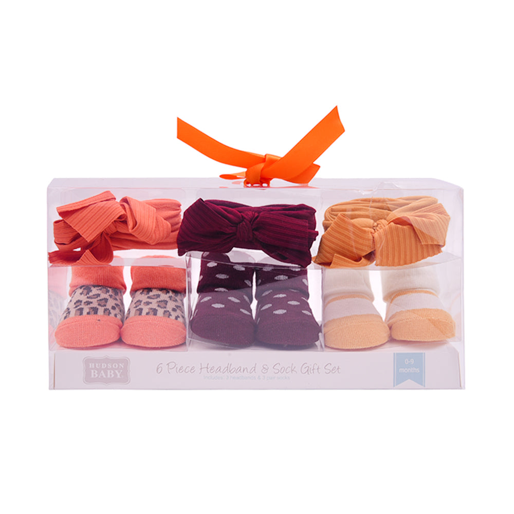 BABY BOOTIES 3 PAIR WITH 3 HEAD BAND MDW-23 CHI 13575CH