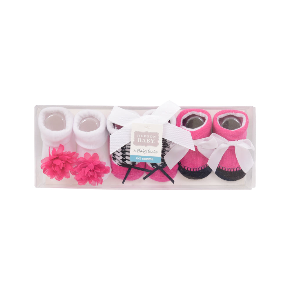 BABY BOOTIES 3 PAIR SET MDW-23 CHI 58262