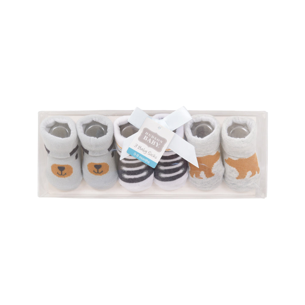 BABY BOOTIES 3 PAIR SET MDW-23 CHI 00766CH