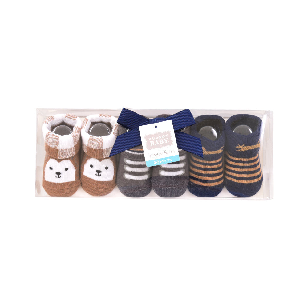 BABY BOOTIES 3 PAIR SET MDW-23 CHI 00767CH