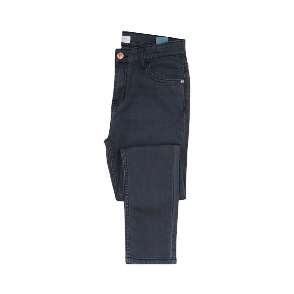 GIRLS DENIM PANTS HOP & ROLL GREY MZW-23 9-10 YEAR JBD401