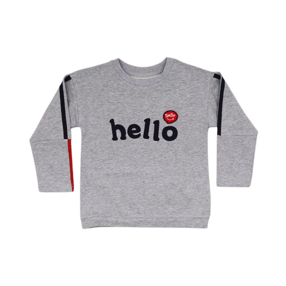 BOYS L/S ROUND NECK T-SHIRT MZW-23 18-24M 0046
