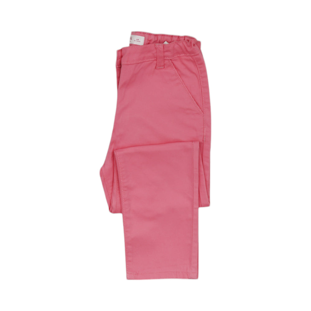 GIRLS CHINNO PANTS HOP & ROLL PINK MZW-23 6-7 YEAR JG501