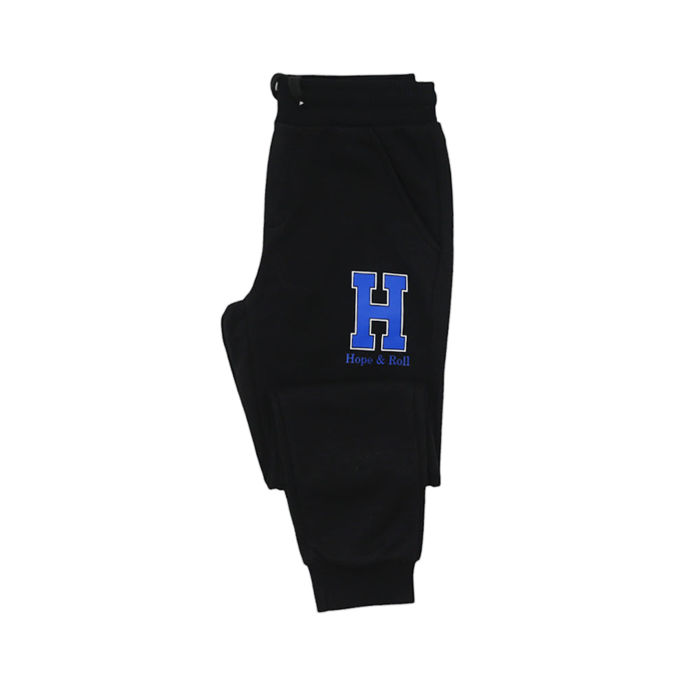 BOYS TROUSER HOP & ROLL BLACK MZW-23 6-7 YEAR JB301