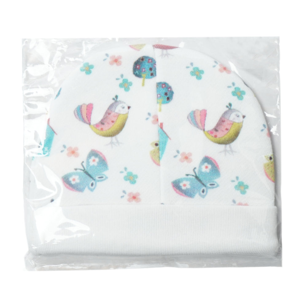 BABY FLEECE CAP PRINTED NICE & EASY MZW 23