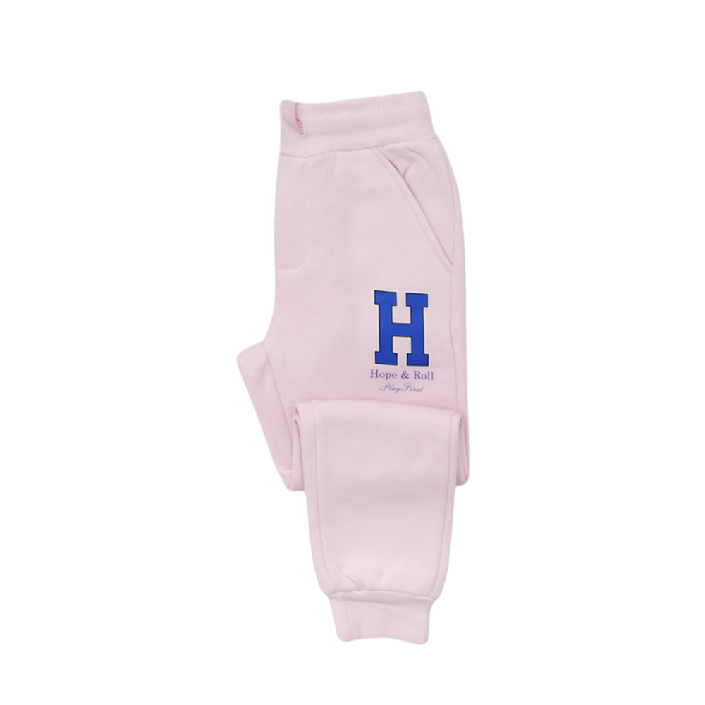 GIRLS TROUSER HOP & ROLL BABY PINK MZW-23 4-5 YEAR JG301