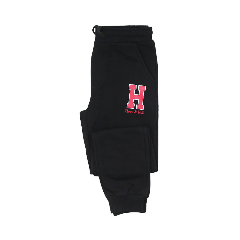GIRLS TROUSER HOP & ROLL BLACK MZW-23 9-10 YEAR JG302