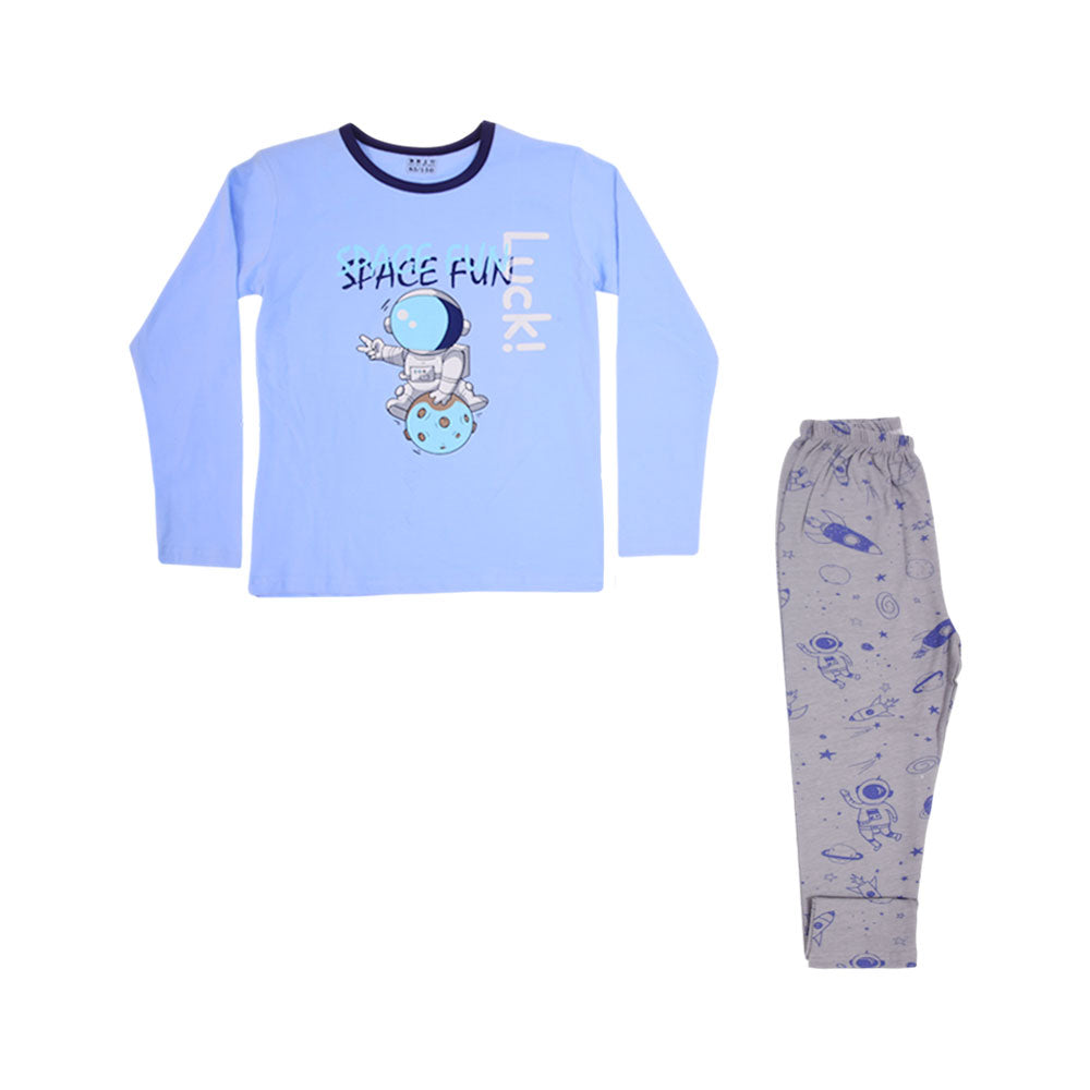 BOYS L/S 2PC SLEEPING SUIT MDW-23 5-6 YEAR 001
