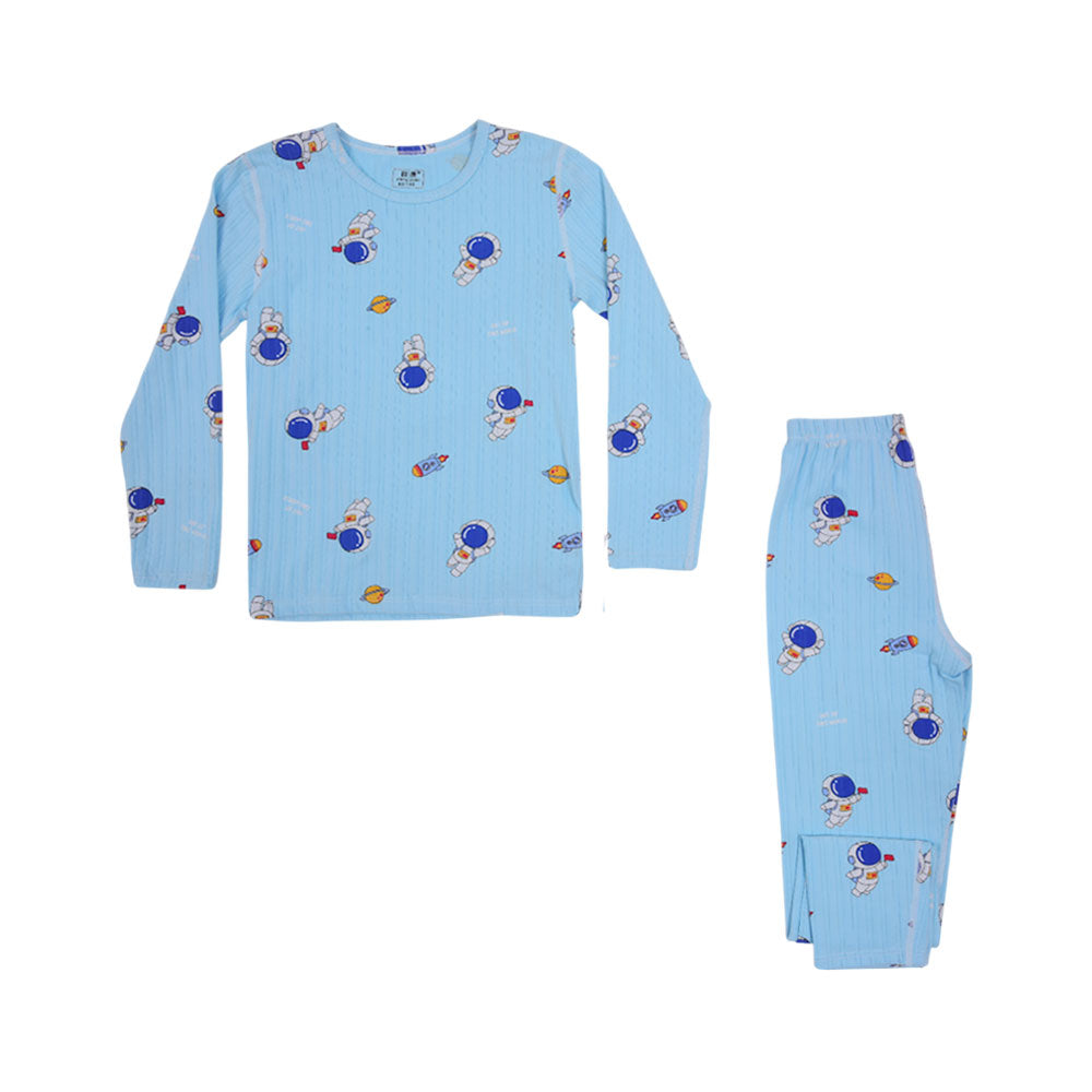 BOYS L/S 2PC SLEEPING SUIT MDW-23 4-5 YEAR 002