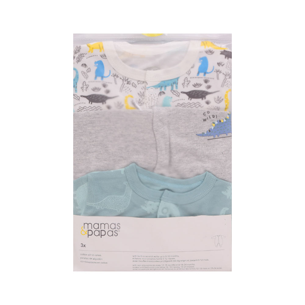 BOYS L/S 3PC SLEEP SUIT M & P MDW-23 9-12M MP01