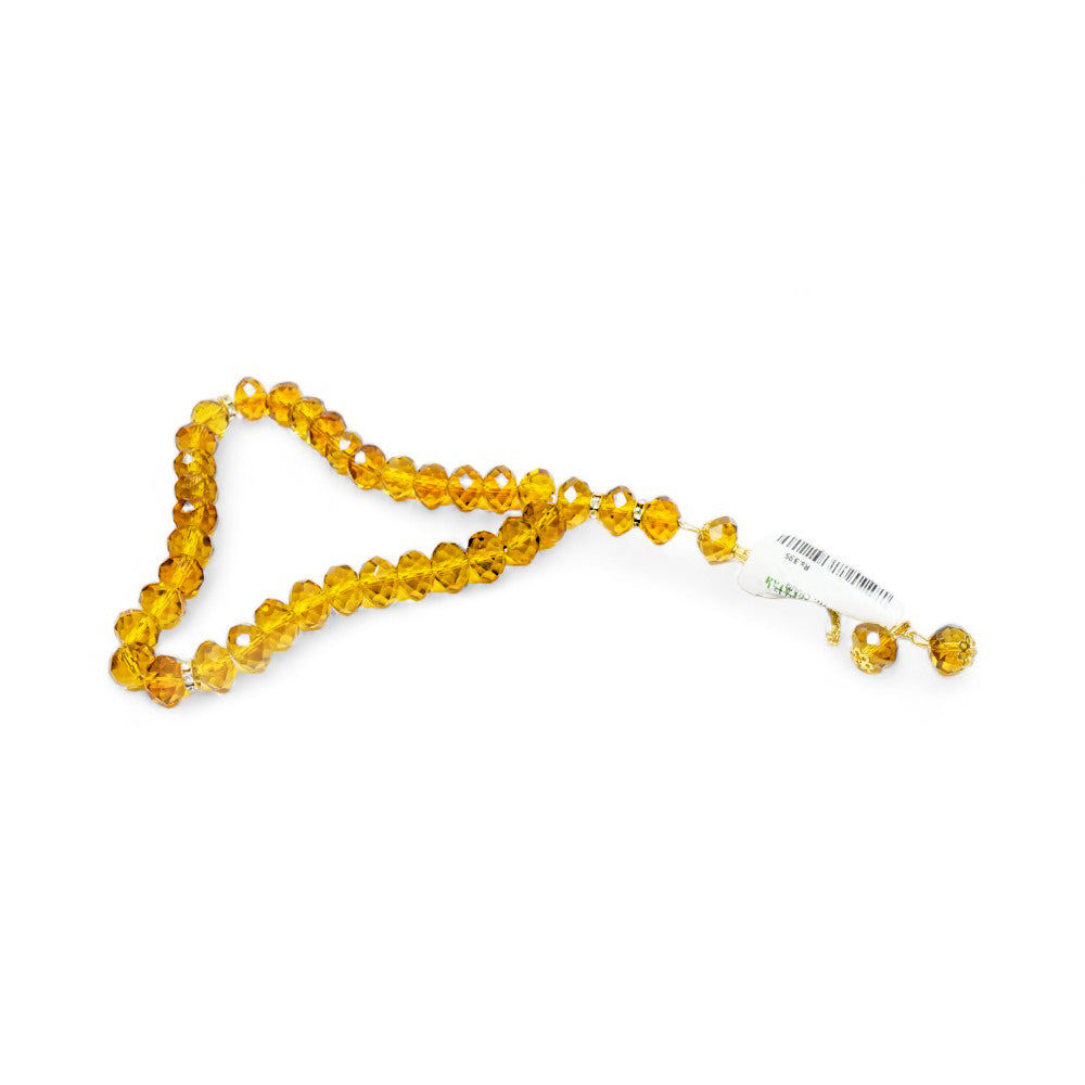 TASBEEH CRYSTAL NO.12 33 BEADS WITH CHAIN