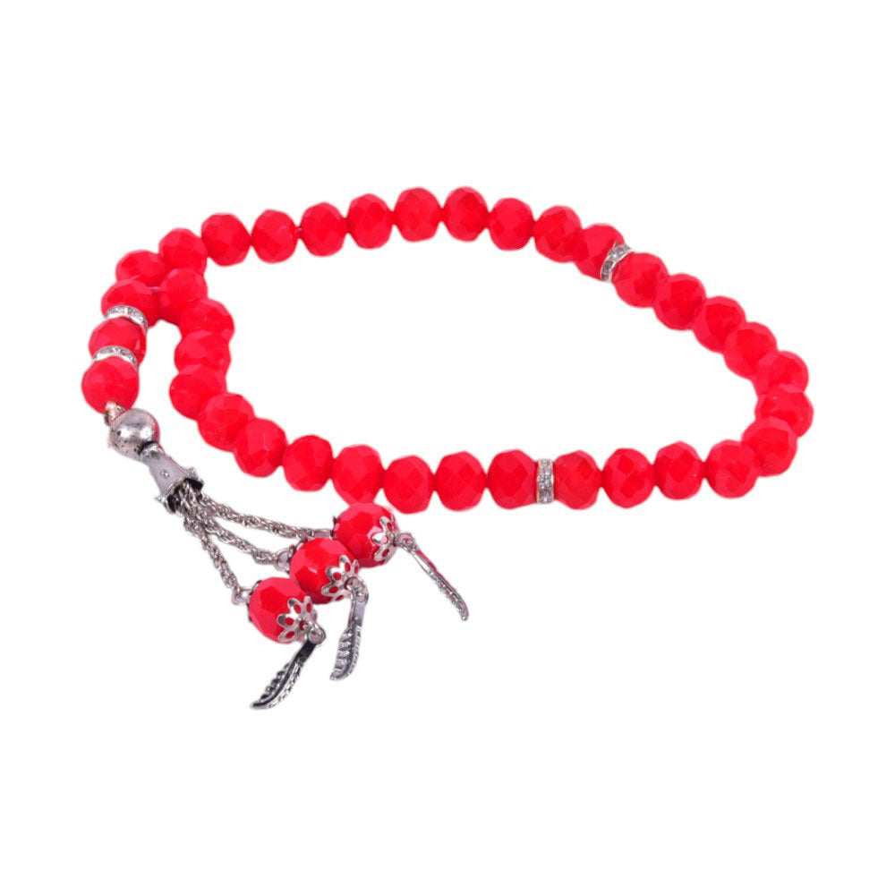 TASBEEH CRYSTAL NO.10 33 BEADS WITH CHAIN