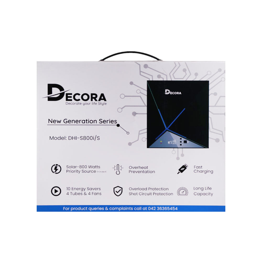 DECORA UPS 800W SINGLE SOLAR 1211
