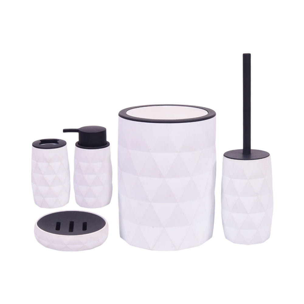BATHROOM SET 5PC ACRYLIC IR KL9136