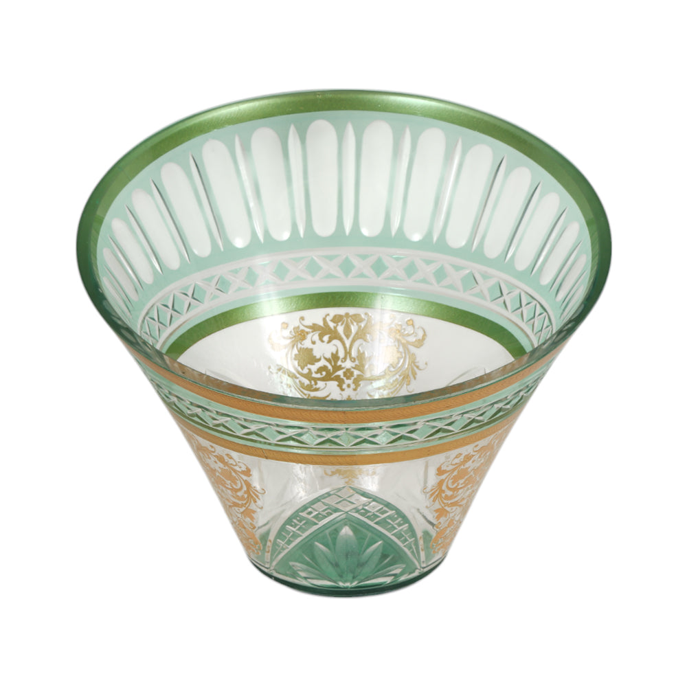 BOWL CRYSTAL BRASS IR B-33001 J306-588-2