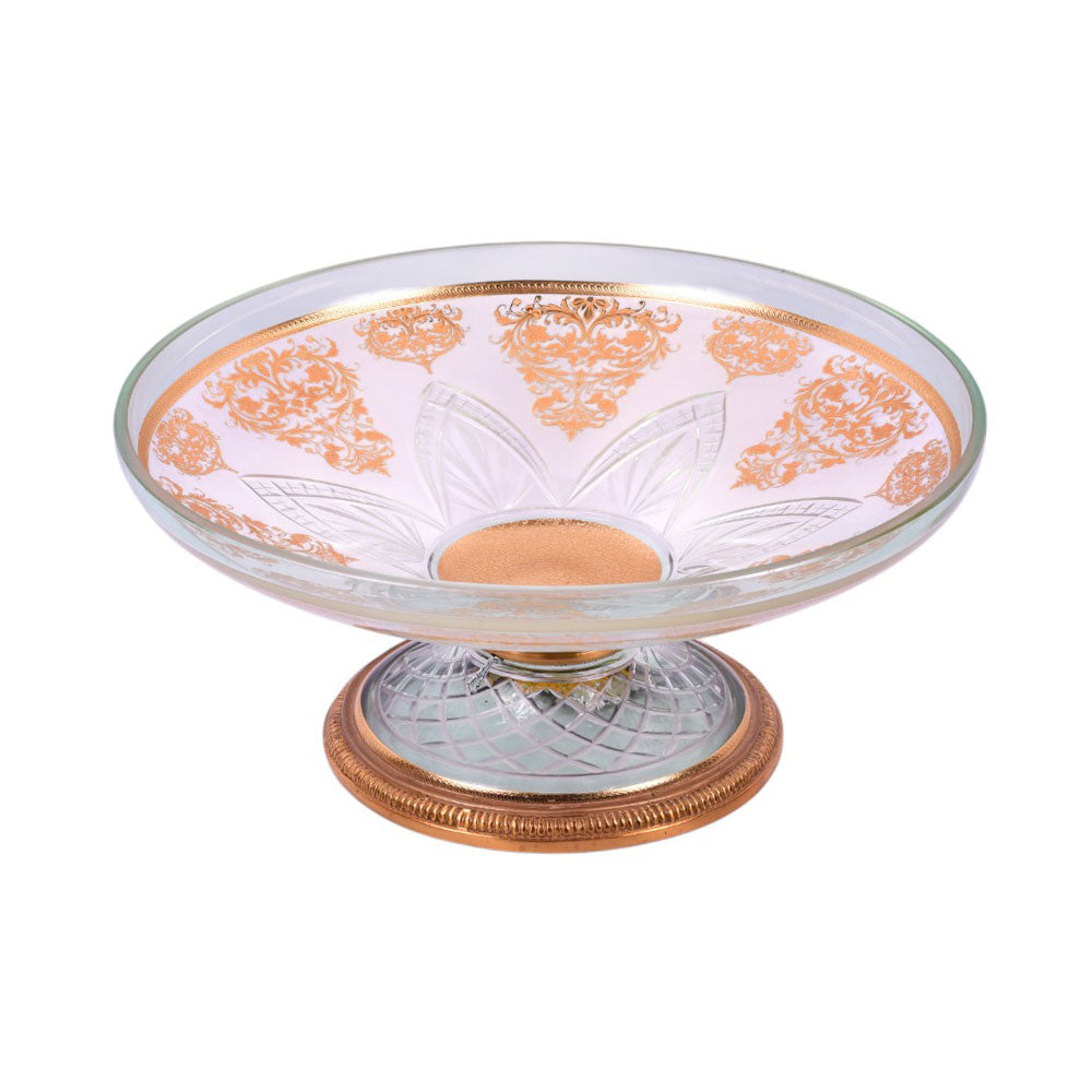 BOWL CRYSTAL BRASS IR E9-B3048-2 J306-558-2