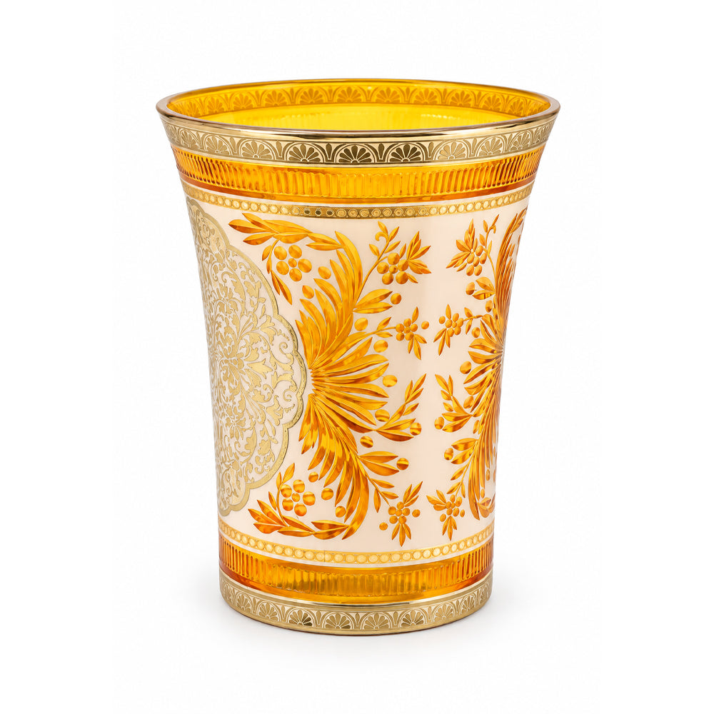 VASE CRYSTAL BRASS IR GC1-1069 J303-2-H13/A25