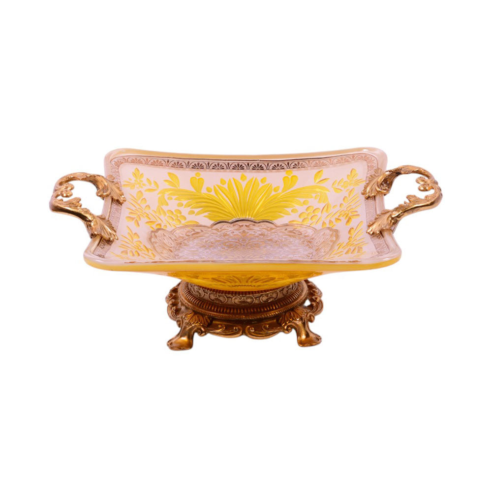 BOWL CRYSTAL BRASS IR H-P05-5003 J303-2-H13/A25