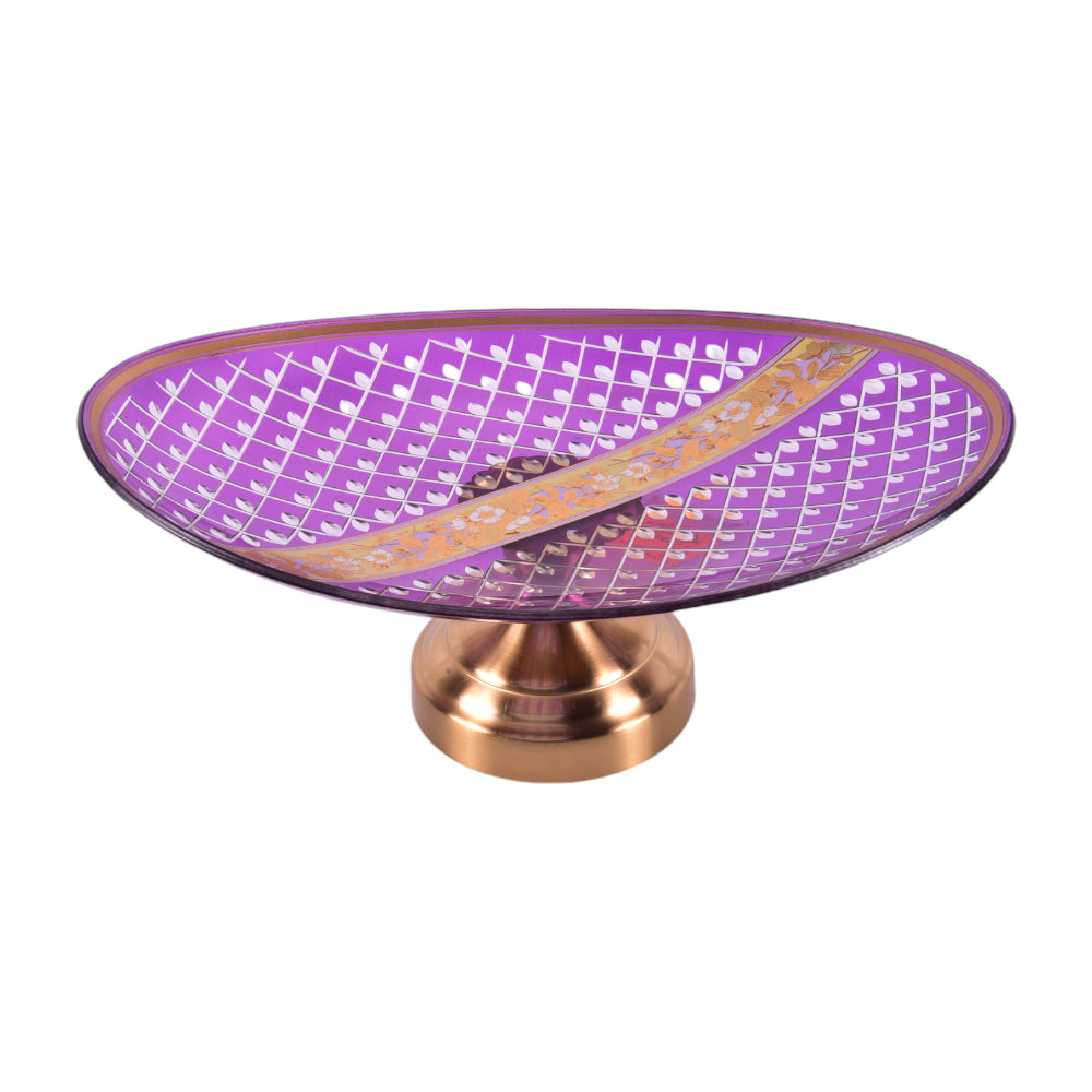 DISH CRYSTAL BRASS IR SA-PK022-1 JSC09-D12-4