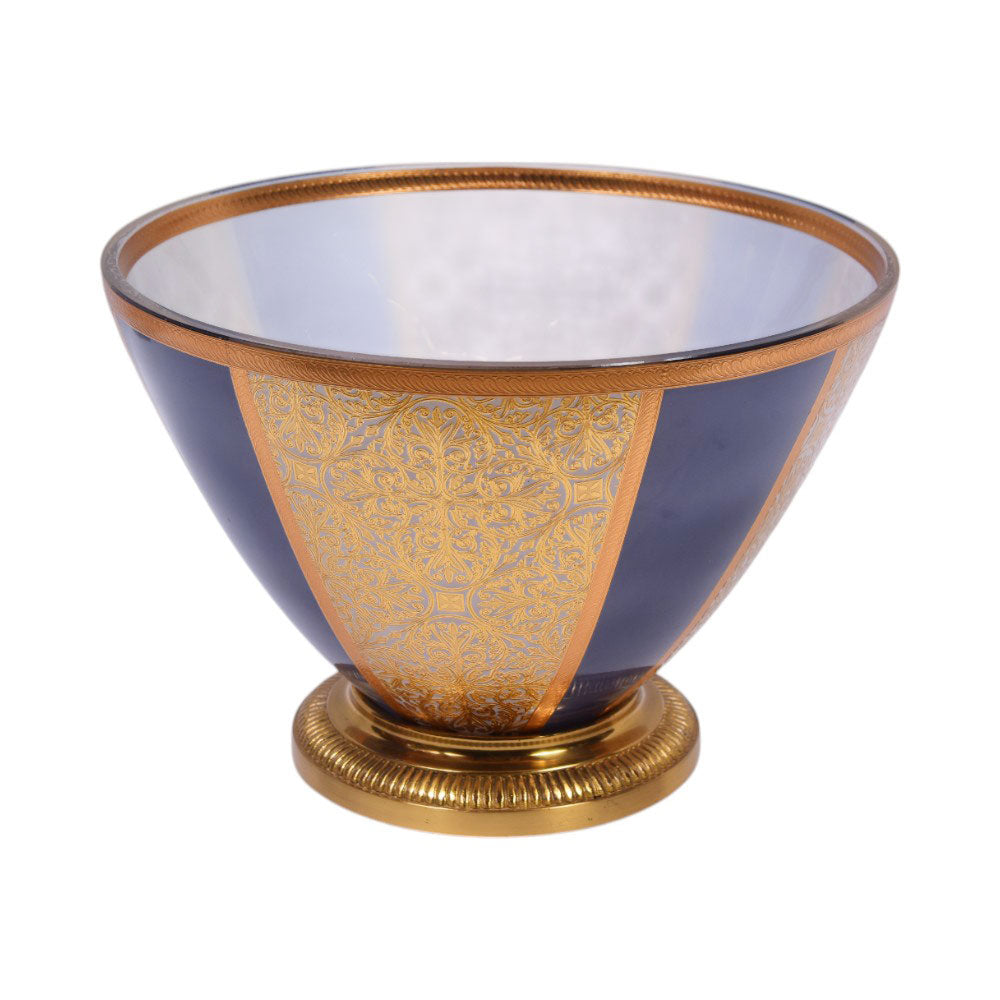 BOWL CRYSTAL BRASS IR E8-B3027-1 JS111-D14-5