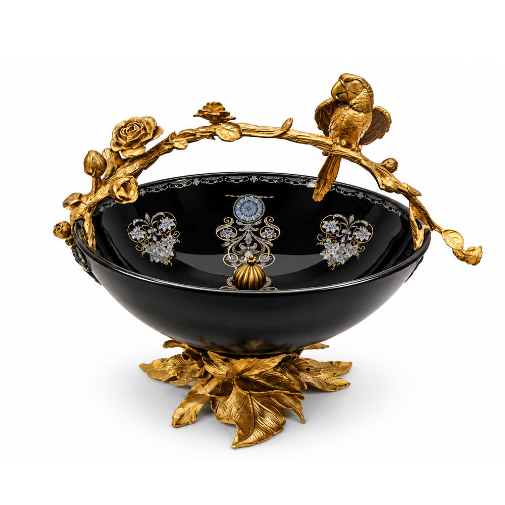 BOWL CRYSTAL BRASS IR E8-B3048-1 JSB05-20