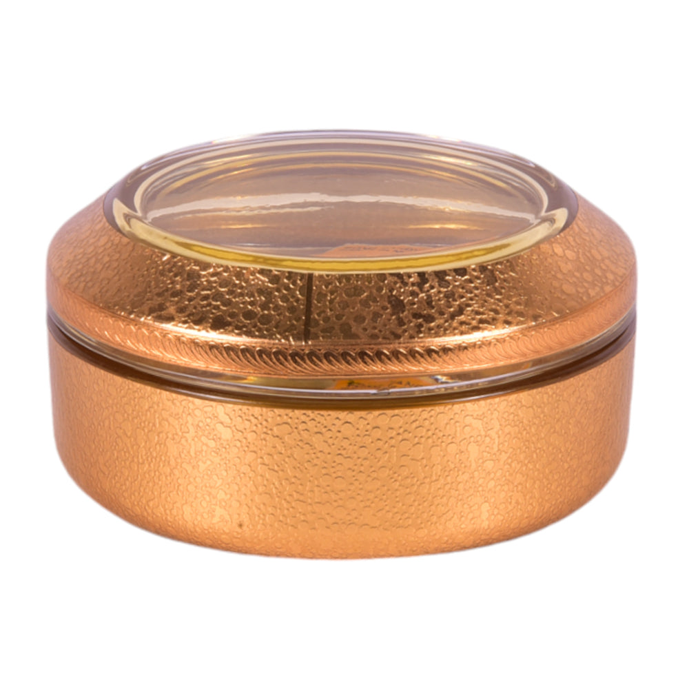 BOWL CANDY CRYSTAL BRASS IR MS-A036 JSLT035-A01