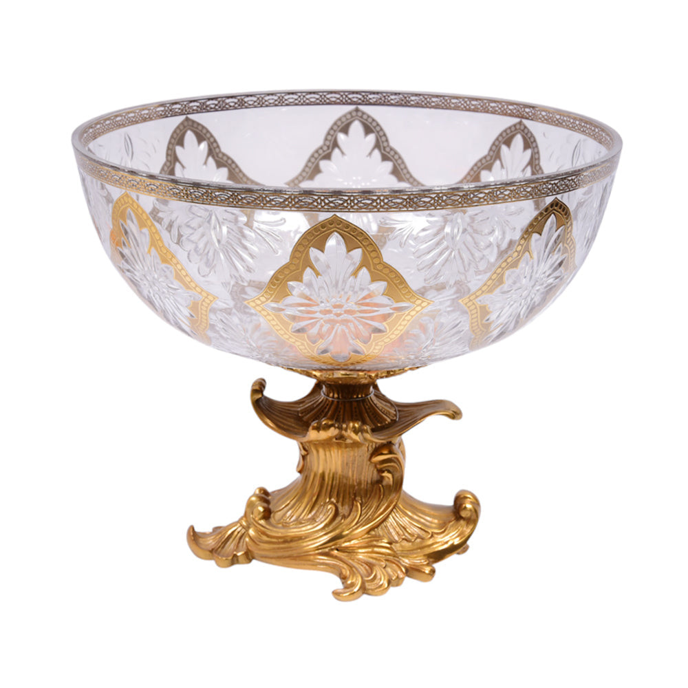 BOWL CRYSTAL BRASS IR E9-B3055-1 EAC-151B1-20