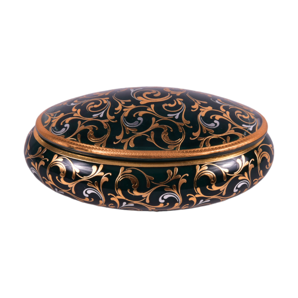 BOWL CANDY CRYSTAL BRASS IR MS-A165 JSLT032-539-2