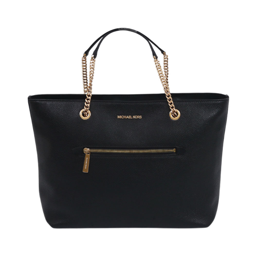 LG FRNT ZP CHN TOTE BLACK 35F2GTT3L